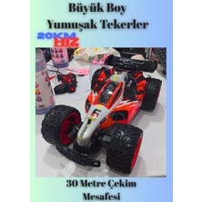 2.4 Ghz 7.4V Büyük Boy Uzaktan Kumandalı Hızlı Şarjlı Full Fonksiyon 30 Metre Çekim Yarış Arabası