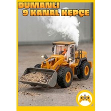 Boratila Toys 2.4Ghz 1:18 Ölçek 9Kanal Full Fonksiyon Duman Modlu Metal Uçlu Uzaktan Kumandalı Şarjlı Işıklı Kepçe