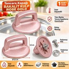 Arcak2 Karaca Rose Gold  Kulp ve Vidası ile Beraber