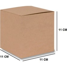 Kupa Bardak Kutusu Esmer 11X11X11 cm 100 Adet