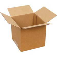 Tek Oluklu Kupa Bardak Kolisi 11X11X11 cm Esmer C Dalga 20 Adet