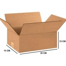 Tek Oluklu Kargo Kolisi 20X15X15 cm Esmer C Dalga 10 Adet