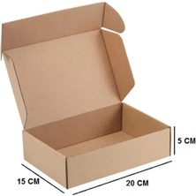 Kitap, Parfüm, Kozmetik Ürün Kargolama Kutusu 20X15X5 cm 50 Adet