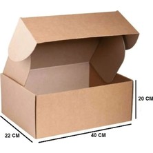 E-Ticaret Kutusu, Çok Amaçlı Kutu 40X22X20 cm 50 Adet