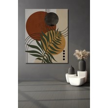 Alpkan Bohem Soyut Yaprak Desenli Dekoratif Ahşap Ev,antre,salon,ofis,mutfak,yatak Odası Tablo