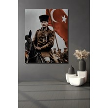 Alpkan Gazi Mustafa Kemal Atatürk At Binme Ev,antre,salon,ofis,mutfak,yatak Odası Tablosu