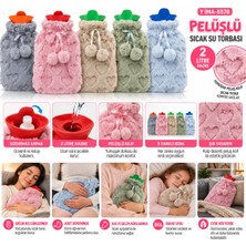 Akıllı Bayi Peluşlu Sıcak Su Torbası Renkli 2lt - Herhangi Bir Renk Gönderilir Aby