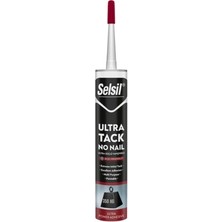 Selsil Ultra Tack Hibrit Güçlü Montaj Yapıştırıcı, Hava Koşullarına Dayanıklı, 290 ml