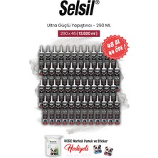 Selsil 48 Al 44 Öde 290 Ml, Ultra Güçlü Yapıştırıcı ve Rosie Pamuk
