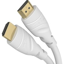 Bemy Ticaret – HDMI Kablosu 4K – 20M – Beyaz – Ps5, Blu-Ray, Xbox