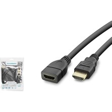 Bemy Ticaret HDX2043 HDMI (D) - HDMI (E) V1.4 1mt HDMI Uzatma Kablosu - Siyah