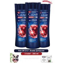 Clear Men 3'lü Hızlı Stil 2'si 1 Arada Şampuan 350 ml  ve Rosıe