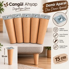 Cangul Ahşap Koltuk,kanepe Tv Ünite Ayak,baza 15 cm