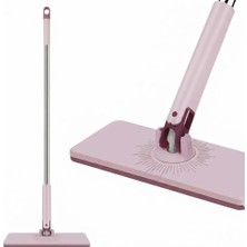 Go İthalat Otomatik Bez Değiştiren 360° Başlıklı Yüzey Temizleyici Mop Başlık: 9.5 cm Sap: 115 cm