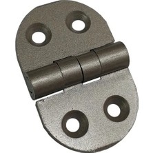 Hace Bazaar 20 Adet Alüminyum Oval Menteşe 25X39 mm - Yönsüz, Şık, Hafif ve Dayanıklı Dolap, Pano, Kapak