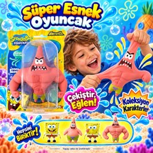 BURADABULDUN Süper Esnek Kaslı Patrick Figür Oyuncak Stretch 3+ Yaş