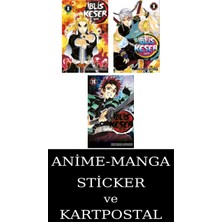 Gerekli Şeyler Yayıncılık Iblis Keser 8-9-10 Manga Seti (3 Kitap) / Anime-Manga Sticker ve Kartpostal Hediyeli