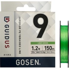 Gosen Guidus X9 150MT 1.2pe Light Green 9 Kat Örgü Ip Misina