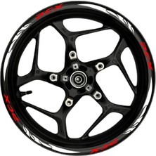 Berrybu Pcx Kırmızı Yazılı Beyaz Pençe Şeritli