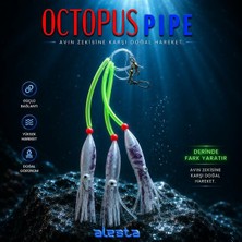 Alesta Deep Sea Squid 3 Lü Ahtapot Çapari X0247 3k 12CM 0.60 #4/0 A18-25040