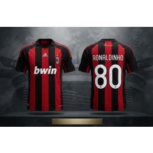 Ronaldinho Milan Efsane Forması (Siyah Kırmızı )