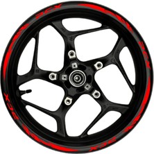 Berrybu Pcx Kırmızı Yazılı Kırmızı Pençe Şeritli