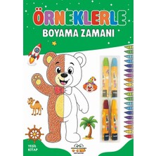 Esranın Dünyası Örneklerle Boyama Zamanı - Yeşil Kitap
