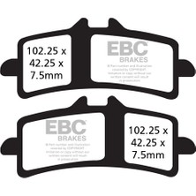 Ebc Motosiklet Ebc FA447HH Kawasaki ZX-10RR ZX1000 Ninja Fren Balatası Uyumlu