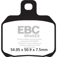Ebc Motosiklet Ebc FA266HH Indian Ftr Fren Balatası Uyumlu