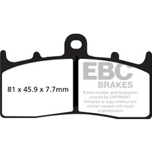 Ebc Motosiklet Ebc FA294HH Bmw R1200 C Classic Fren Balatası Uyumlu