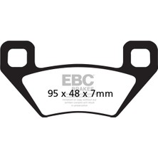 Ebc Motosiklet Ebc FA395TT Artic Cat Trv 700 Xt Fren Balatası Uyumlu