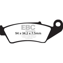 Ebc Motosiklet Ebc FA185TT Gasgas Ec 250 2t Fren Balatası Uyumlu