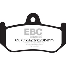 Ebc Motosiklet Ebc FA320HH Mv Agusta Brutale 1000 Fren Balatası Uyumlu