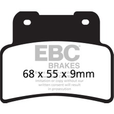 Ebc Motosiklet Ebc FA432 Yamaha MT-125 Fren Balatası Uyumlu