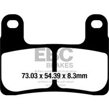 Ebc Motosiklet Ebc FA724HH Bmw R 1250 Gs Fren Balatası Uyumlu