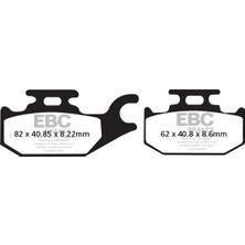 Ebc Motosiklet Ebc SFA413 Suzuki UH200 Burgman Fren Balatası Uyumlu