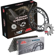 Jt Bajaj Dominar 400 17-25 Zincir Dişli Seti X1R3 Nikel JTF1908.15RB+JTR890.45ZBK+JTC520X1R3NN120DL