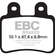 Ebc Motosiklet Ebc SFAC350 Peugeot Geopolis 250 Fren Balatası Uyumlu