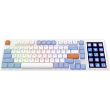 Ajazz  AKP815 Blue White Orange Huannuo Short Tea Switch Rgb Mekanik Gaming Klavye