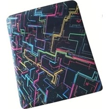 Usin Bileklikli Desenli Bilek Destekli Kaymaz Taban Bilgisayar Notebook Mouse Pad (Labirent)