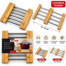 Marsilyan Ayarlanabilir Metal Nihale Bambu Ayak 21X22---21X34CM BX40