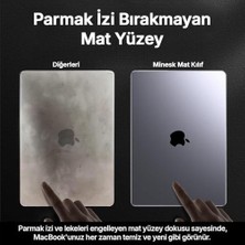 MacBook Air【m5/m4/m3/m2】13.6 Inç | ile Uyumlu Matlaştırılmış Yüzey Sert Kılıf | 2026/2025/2024/2023/2022 | A3449 - A3240 - A3113 - A2681 | Yılları ve