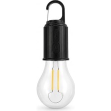 Şarjlı Kamp Ampulü USB Type-C Girişli Asılabilir LED Ampul 3 Modlu Işık Gün Işığı Kamp Lambası Taşınabilir Acil Durum Işığı Kancalı Ampul Outdoor Kamp