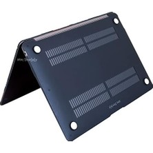 MacBook Air 13 Kılıfı A2337 M1 A2179 A1932 Uyumlu Özel Sanatsal Desenli Hard Case Sert Koruyucu Kapak Mat Yüzey Çizilmeye Dayanıklı Siyah