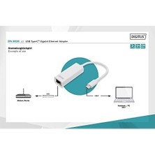 DN-3024 USB Type-C Gigabit Ethernet Adaptörü