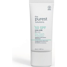 The Purest Solutions, Yağlı ve Karma Ciltler Için Matlaştırıcı Güneş Koruyucu Krem Spf 50, 50 ml