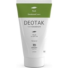 Deotak Plus Ekstra Koruma 7 Güne Kadar Etkili Krem Deodorant 35 ml