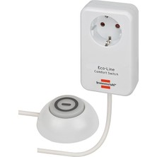 Eco Line Comfort Switch Adaptör El Csa 1 (Işıklı El/ayak Şalterli Priz, Yüksek Dokunma Korumalı, 1,5 M Kablo)