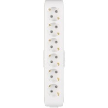 Dıfa Pack Viko Multi-Let 6lı Topraklı Ç.k Klemensli Priz, Beyaz