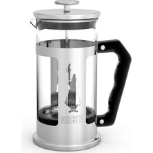 - Preziosa French Press: Yaklaşık 350ML Kapasiteli Kahve Hazırlayıcı - 18/10 Paslanmaz Çelik Gövde - Bulaşık Makinesinde Yıkanabilen Borosilikat Cam S